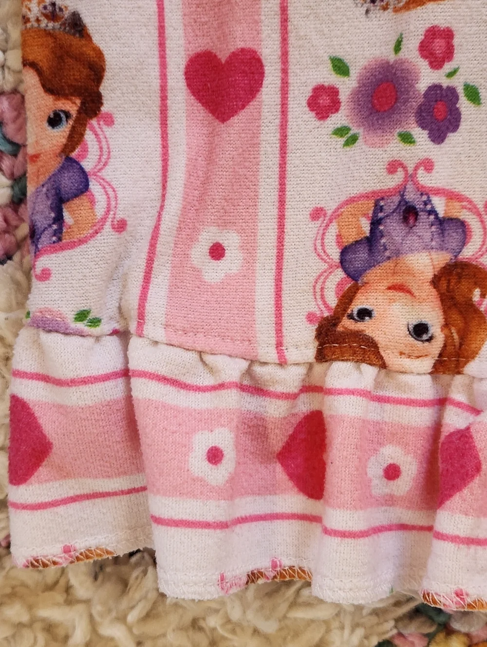 2014 Disney Princess Sofia the First 3T Flannel Nightgown PLAY - Picture 8 of 11